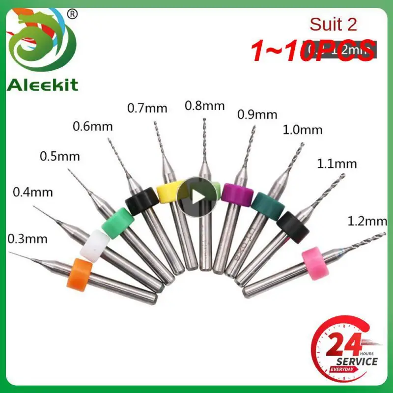 

1~10PCS XCAN0.3mm to 1.2mm PCB Mini Drill Bit Tungsten Steel Carbide for Print Circuit Board CNC Drill Bits Machine