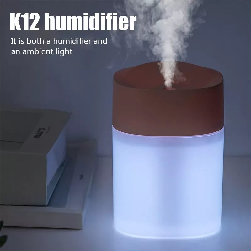 

K12 Portable Intelligent Humidifier 400ml For Home Fragrance Oil USB Oil Aroma Diffuser Mist Maker Quiet Purifier for Office Car