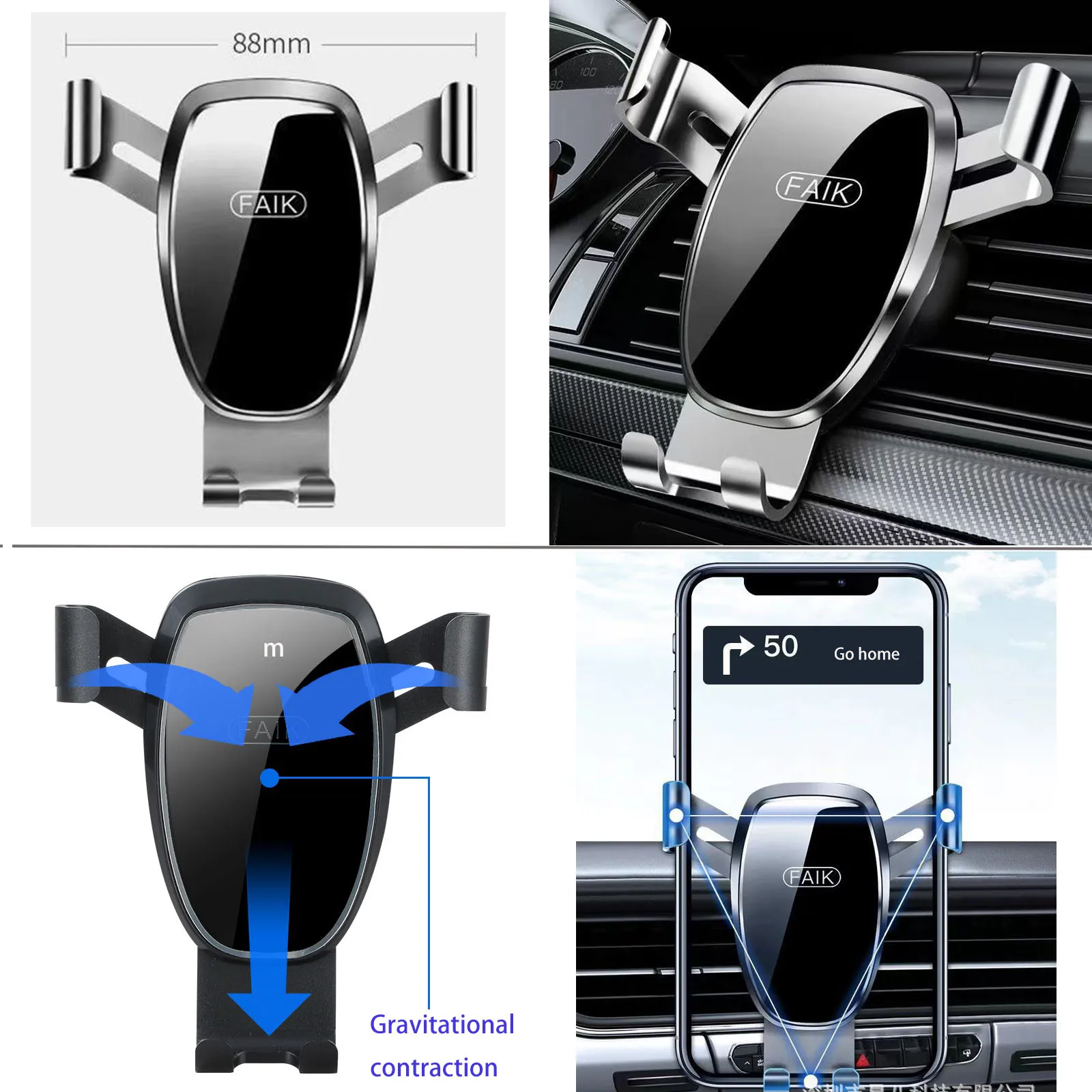 Фото Подходит для Mercedes-Benz E-Class 2024, 2025 E Class W214 ​ ​   Автомобильный держатель телефона, кронштейн для крепления экрана приборной панели, простая установка №4