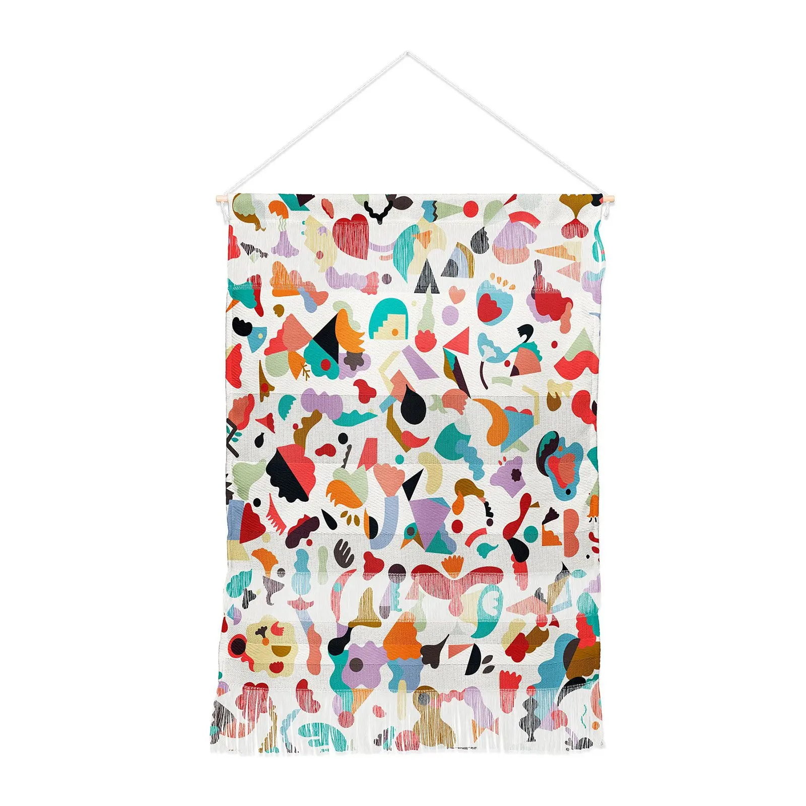 

Free Shipping Imaginary Geo Animals Shapes Portrait Wall Hanging