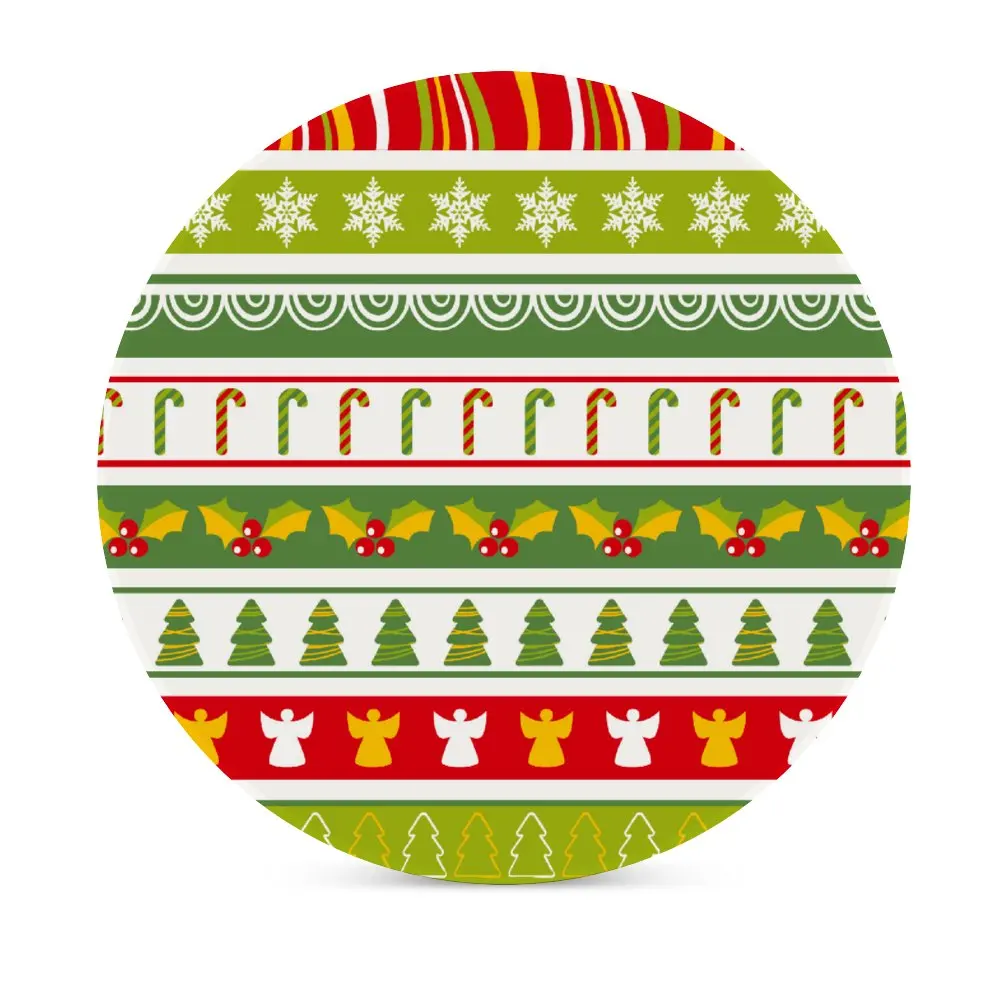 

1PCS Round Coasters Absorbent Ceramic With Cork Backing Cup Mat Pad For Drinks