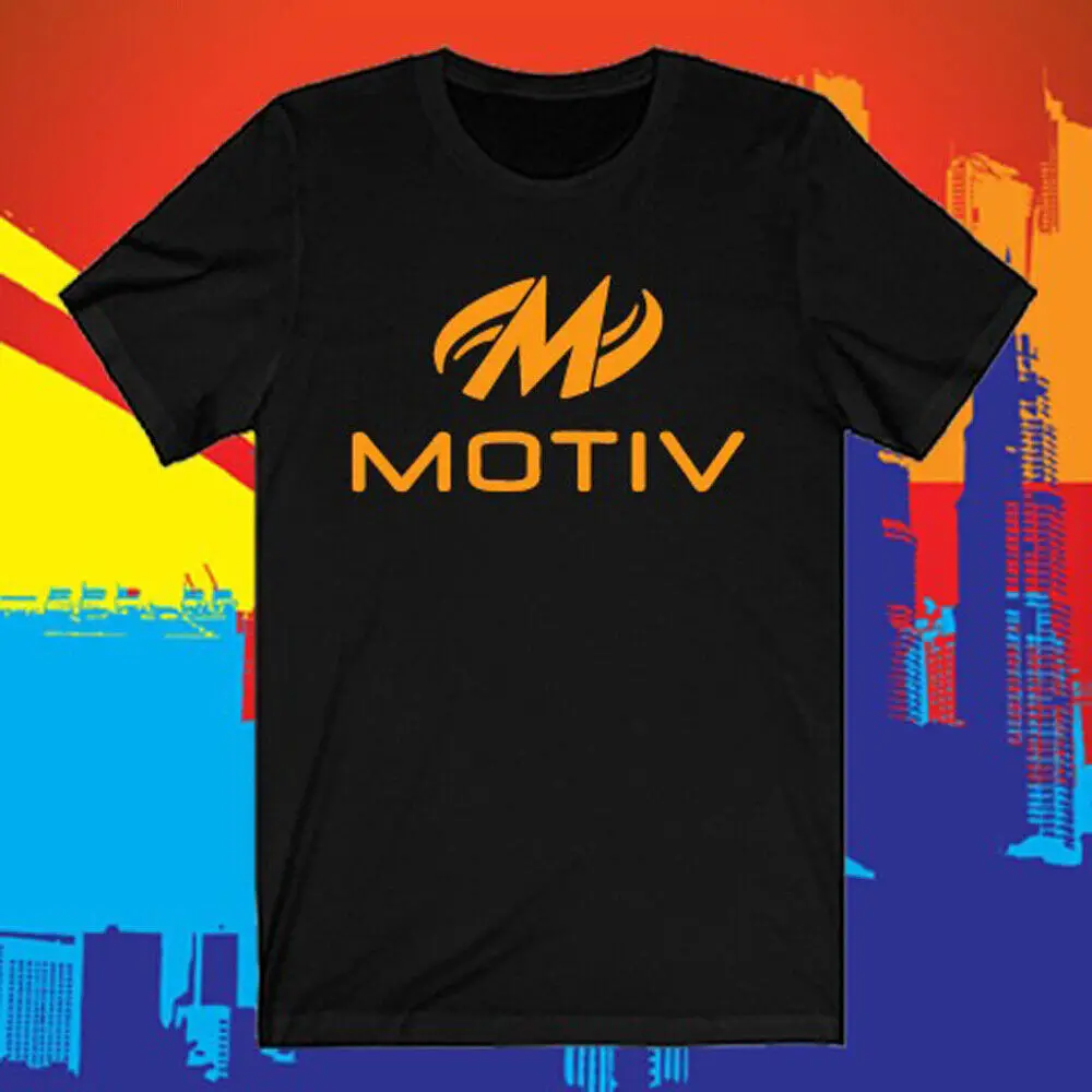 

Motiv Bowling Ball Logo Men'S Black T-Shirt Size S-5Xl
