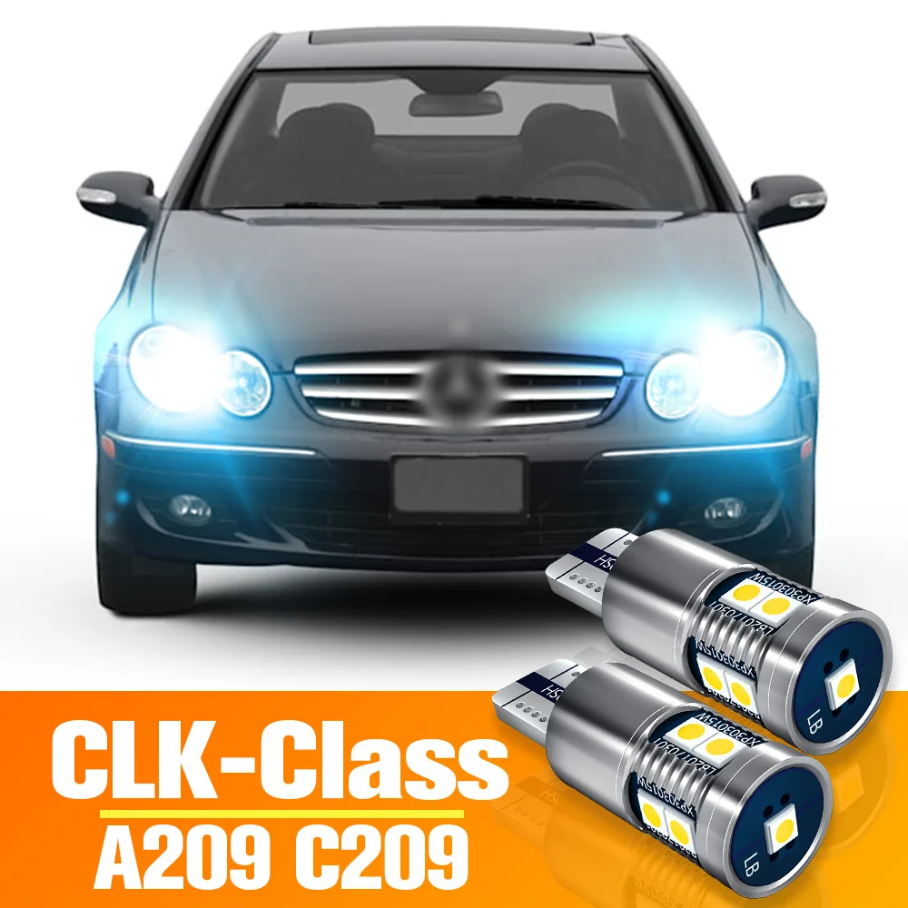 

2pcs LED Parking Light Clearance Bulb Accessories For Mercedes Benz CLK Class A209 C209 2002 2003 2004 2005 2006 2007 2008 2009