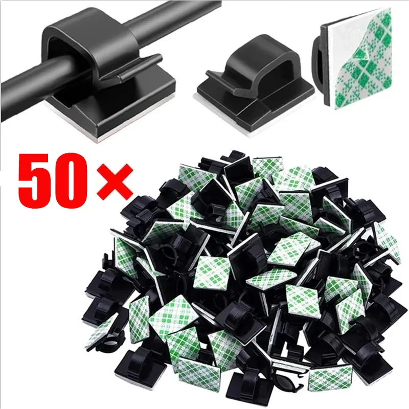 10/20/50/100 шт., Кабельные Органайзеры Клипсы для USB Зарядных Дата ...