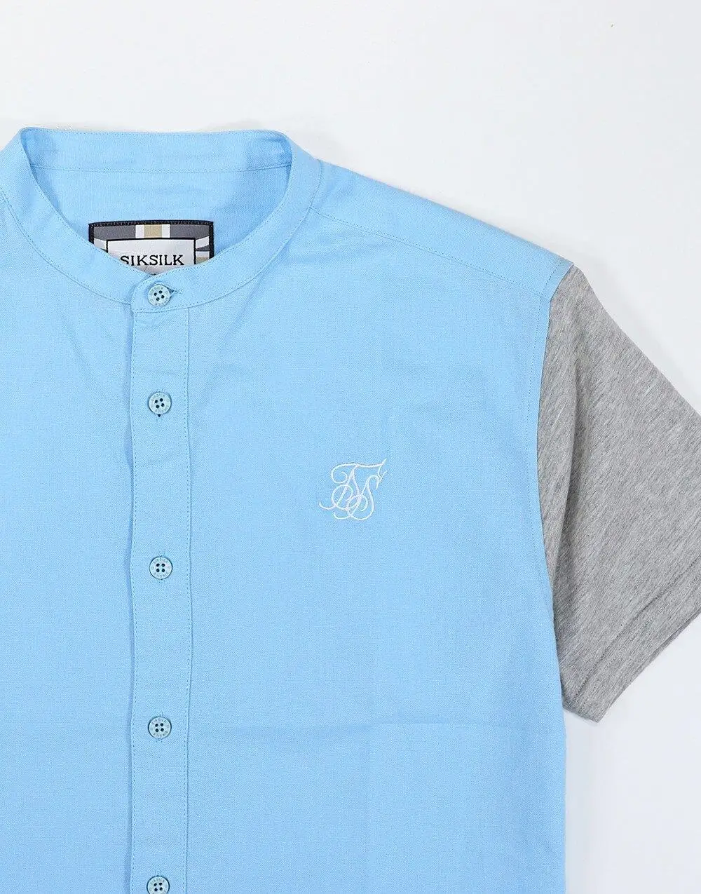 

SikSilk Ice Blue Short Sleeve Resort Shirt