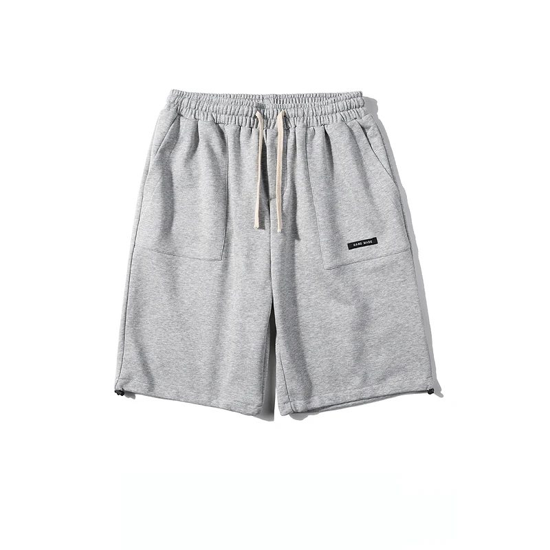 

Summer Vintage Simple Sports Shorts Men's Fashion Brand Street Loose Couple Casual Versatile Capris