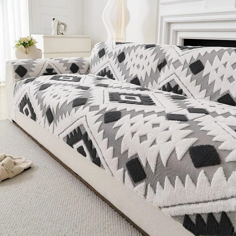 

Плюшевый чехол для дивана в марокканском стиле