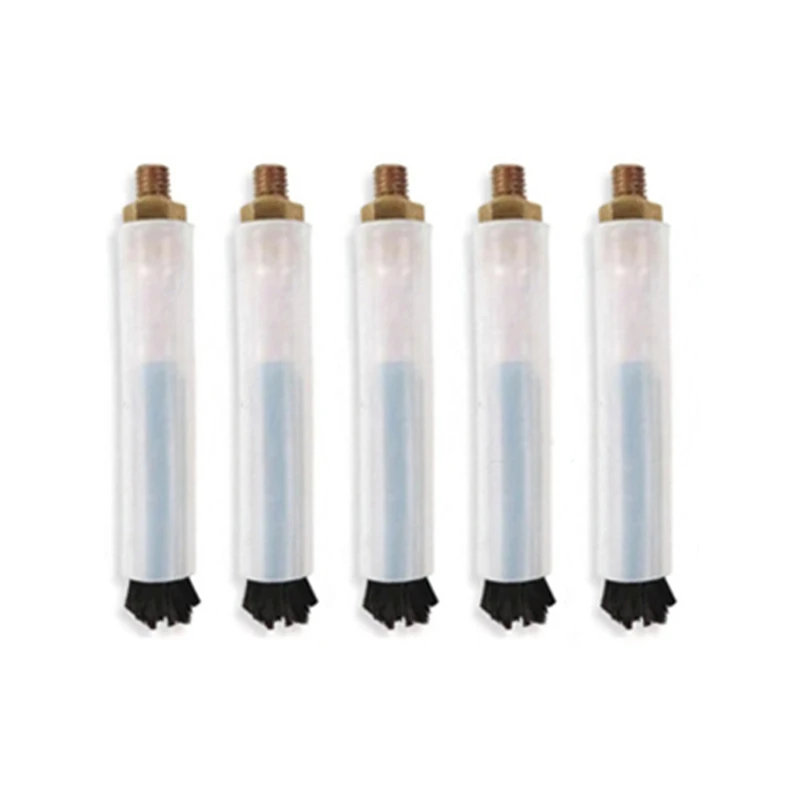 

5PCS Copper Head Weld Brushes For Weld Seam Bead Joint Cleaning Polishing Machine Welding Seam Cleaner