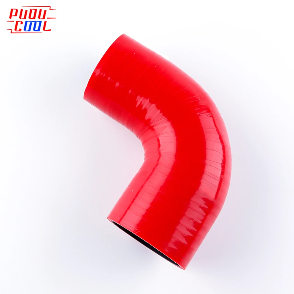 Красный 90 градусов редукционный колено общего силиконового шланга интеркулер