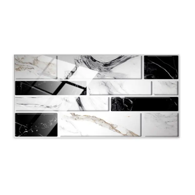 

Kitchen Supplies 12-Sheet Peel Stick Tile Backsplash 7.8x3.9 Inches Premium Anti Mold Backsplash Peel And Stick Tile Dropship