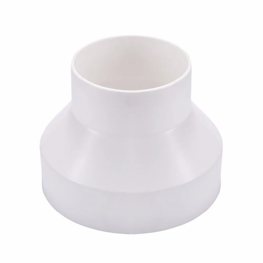 

Extractor Fan Ducting Reducer PVC 32-200mm Straight Duct Reducer and Increaser Adaptor Connector Inline Ventilation Duct Fan