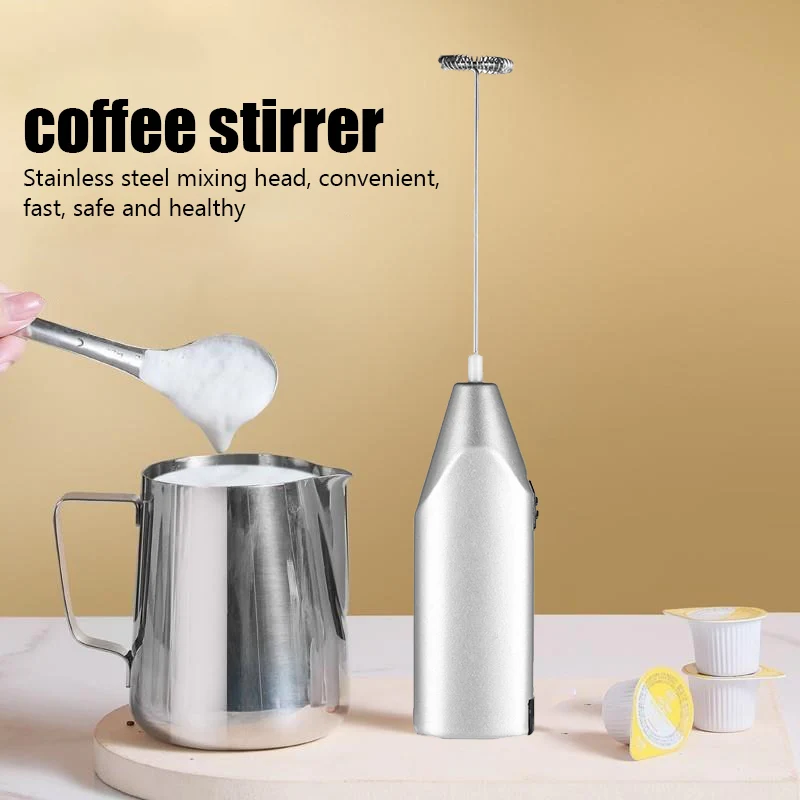

Electric Milk Foamer Mini Handheld Mixer Wireless Coffee Whisk Blender Egg Beater Cappuccino Frother Mixer Kitchen Whisk Tools