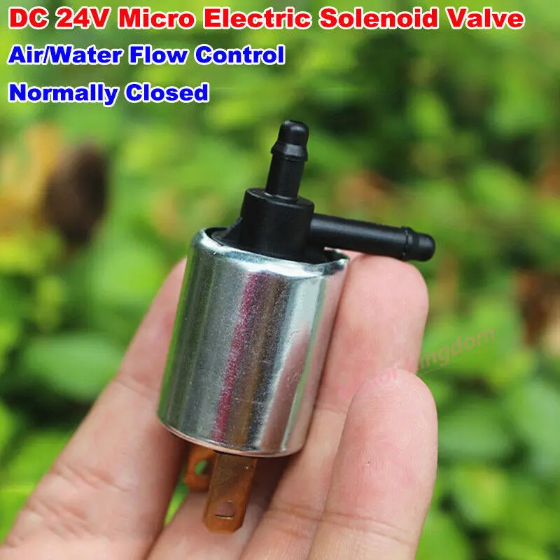 

SH-V0829-014 DC24V Micro Electric Solenoid Valve Normally Closed N/C Water Valve DIY automatic irrigation system