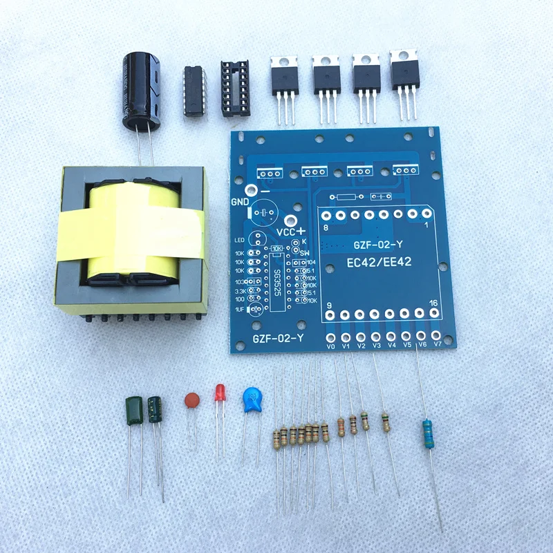 

Simple Inverter DIY Circuit Kit DC 12V to AC 220V380v18V500W Inverter Parts
