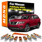 MDNG Canbus для Nissan Pathfinder WD21 R50 R51 R52 1986-2020 автомобильные лампы светодиодная Внутренняя купольная карта комплект освещения автомобильные лампы аксессуары