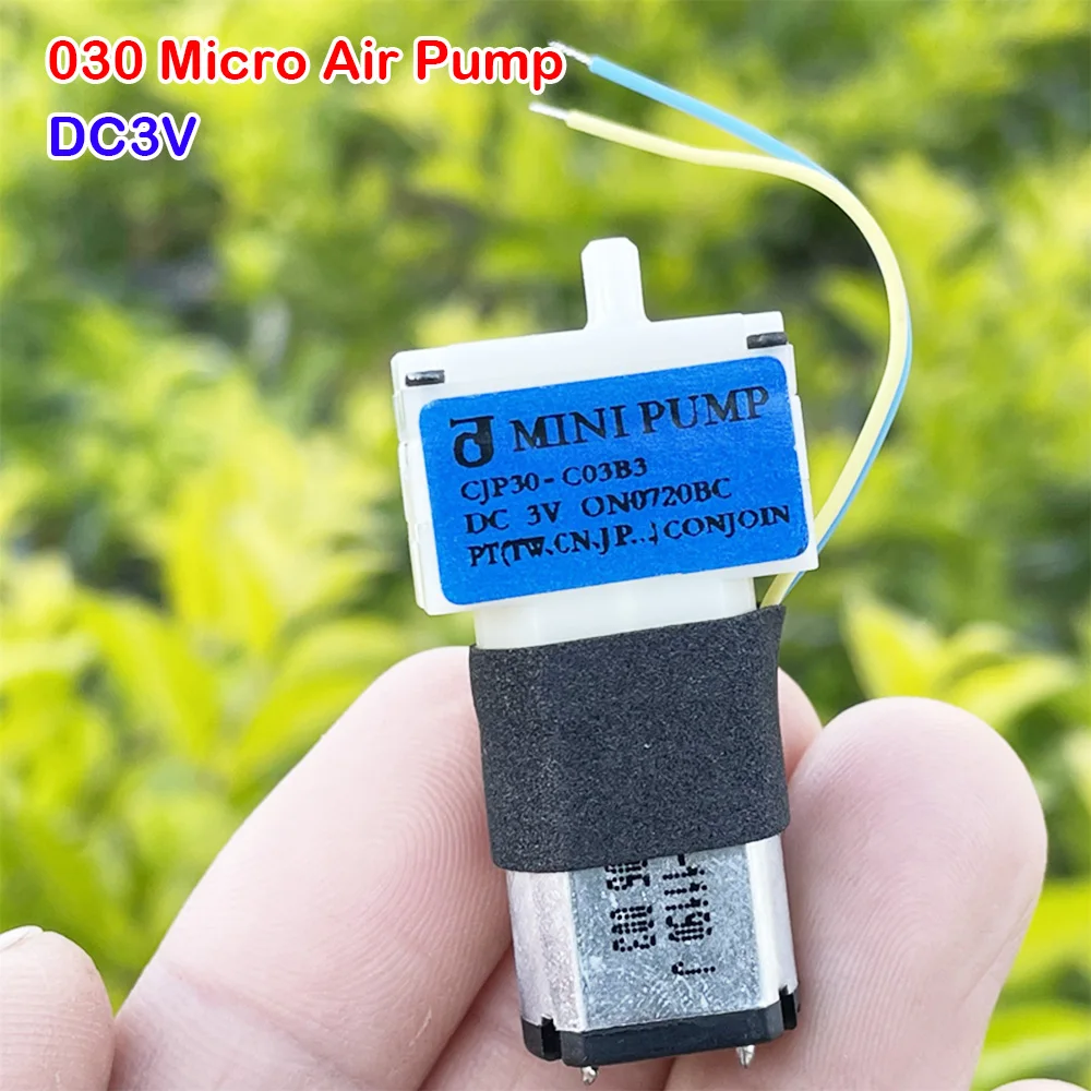 

DC 3V 030 Mini Silent Air Pump 1L/min Aquarium Fish Tank Small Oxygen Pump for Sphygmomanometer Air Pump CJP30-C Pressure Pump