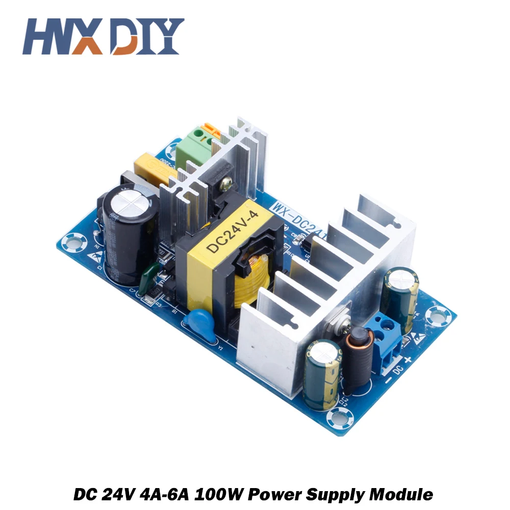 

AC 85-265V to DC 24V 4A-6A 100W модуль питания плата питания стабильный высокомощный импульсный трансформатор