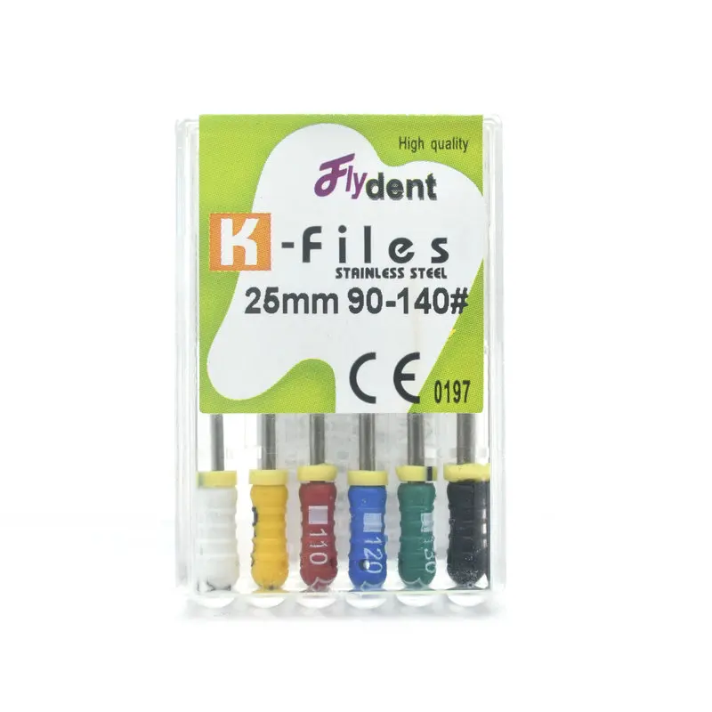 Стоматологический корневой канал большого размера чистящие K-файлы 90-140