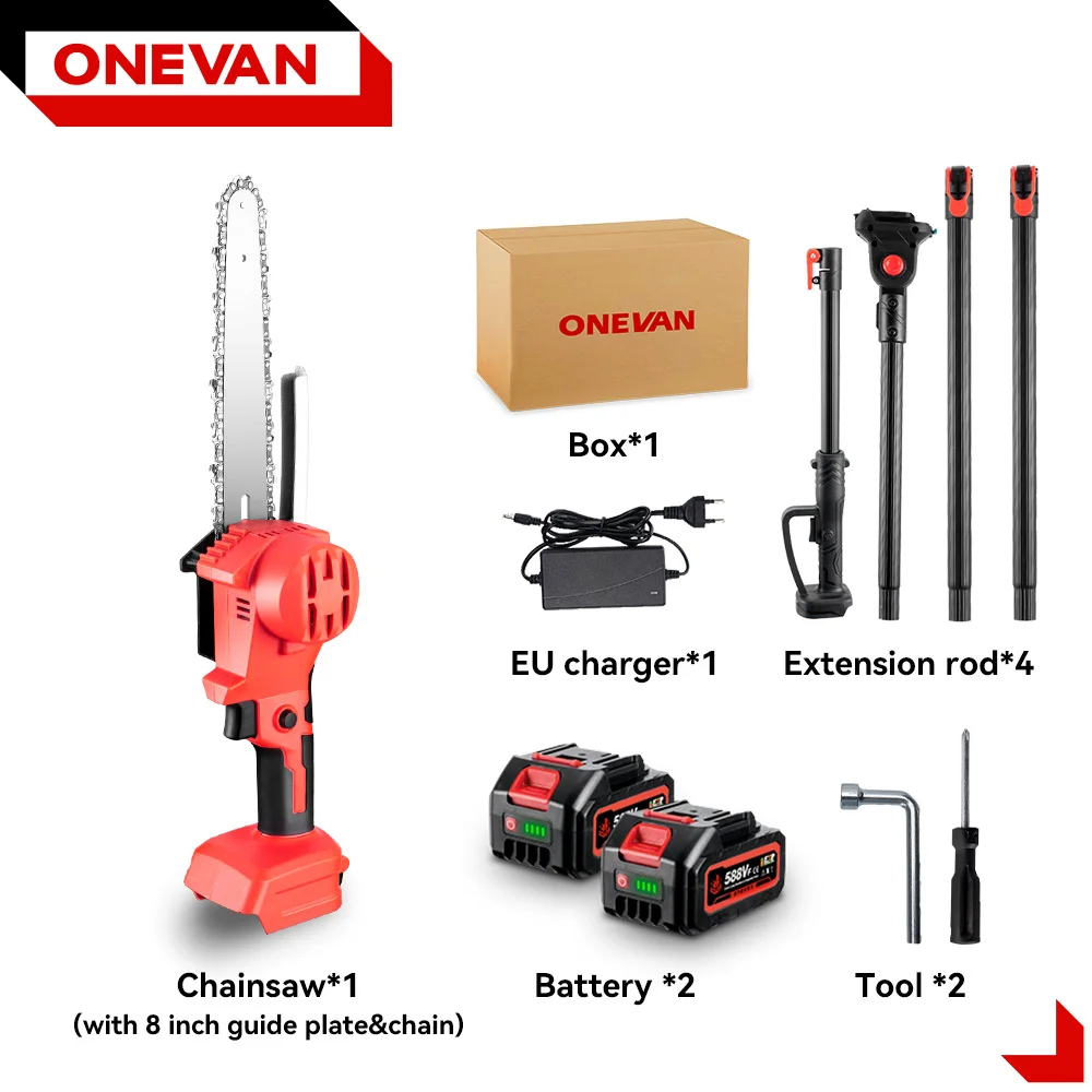 

Аккумуляторная телескопическая пила ONEVAN 18В
