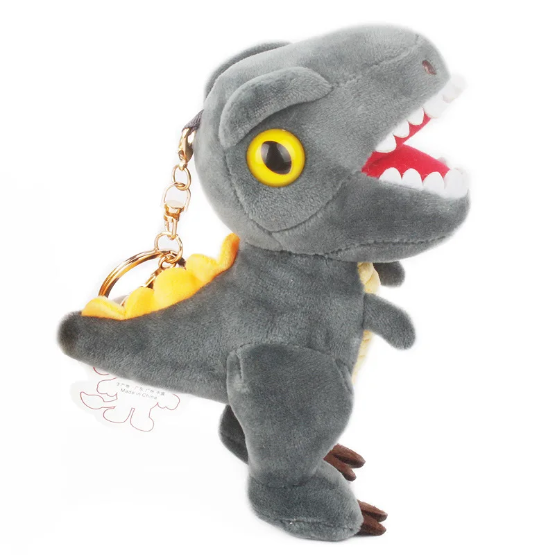 15cm Dinosaur Animals Plush Toys Keychain Backpack Decor Soft Stuffed Toys Pendants For Children Kids Adult Cartoon Dolls Gifts