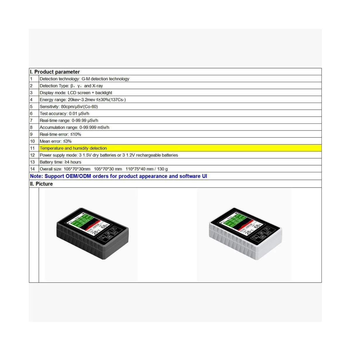 Счетчик Гейгера детектор ядерного излучения рентгеновский β-лучевой