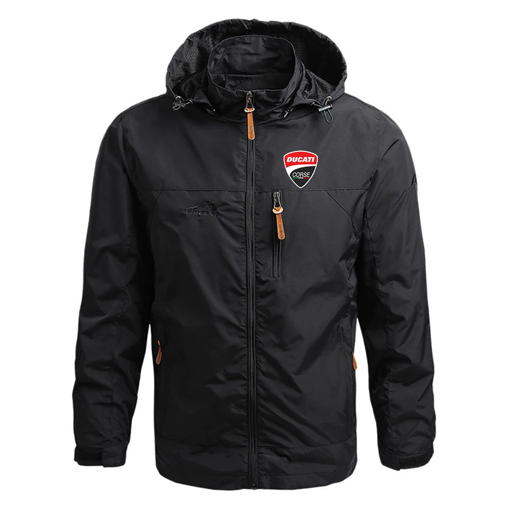 

Ducati Printing Men Jacket Outdoor Military Windproof Waterproof Army Combat Windbreaker Outwears Hooded Tactical Military Coats