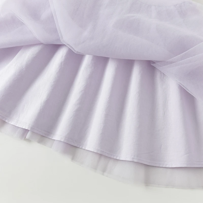 Платье-поло в стиле принцессы с кружевными рукавами DB2241025