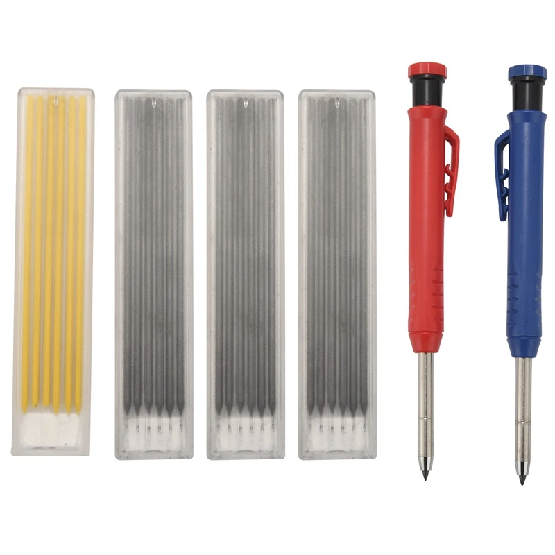 

Solid Carpenter Pencil Tool Mechanical Pencil Deep Hole Mechanical Pencil Construction Marker Pencil With Pencil Refill