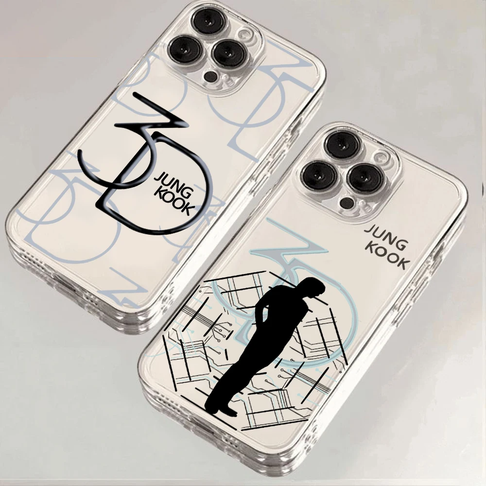 Чехол для телефона J-JUNGKOOK 3D JK Samsung S24 S23 S22 S21 S20 S10 FE Note20 Note10 Plus Ultra Lite 5G прозрачный