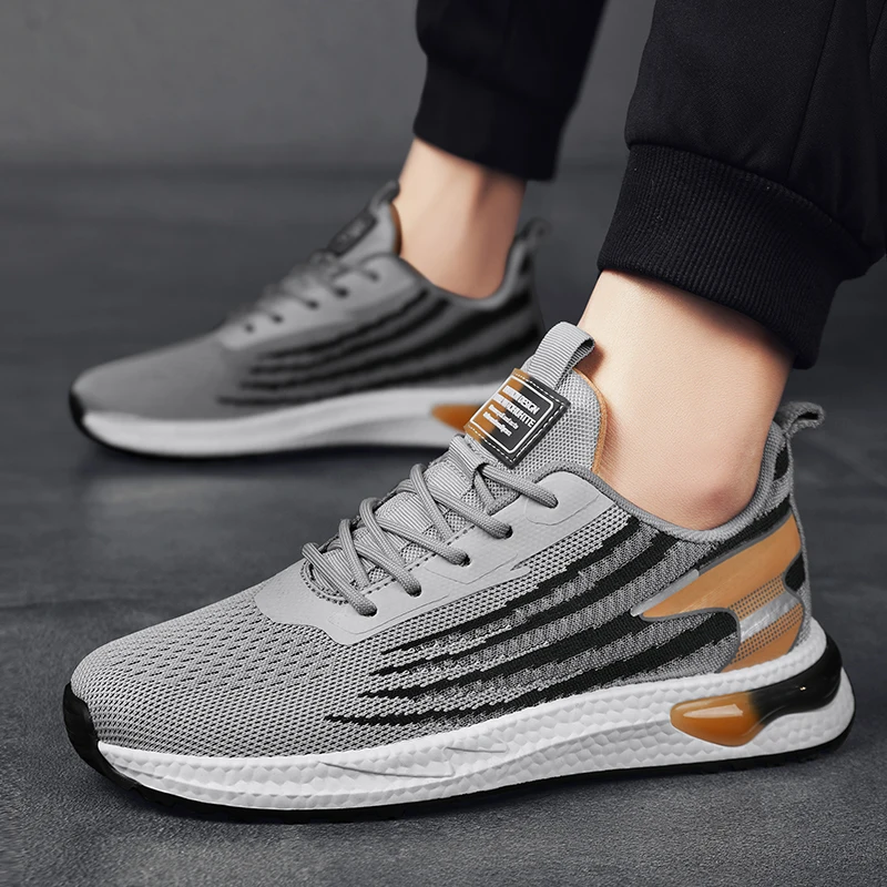 Comfortable Breathable Men's Casual Sneakers Adult Teenagers Outdoor Running Shoes Walking Shoes School Sports Shoes 39-44