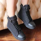 Женские легсветильник дышащие холщовые кроссовки, черные или белые однотонные высокие кроссовки на плоской подошве, модная повседневная обувь для женщин, новинка 2020