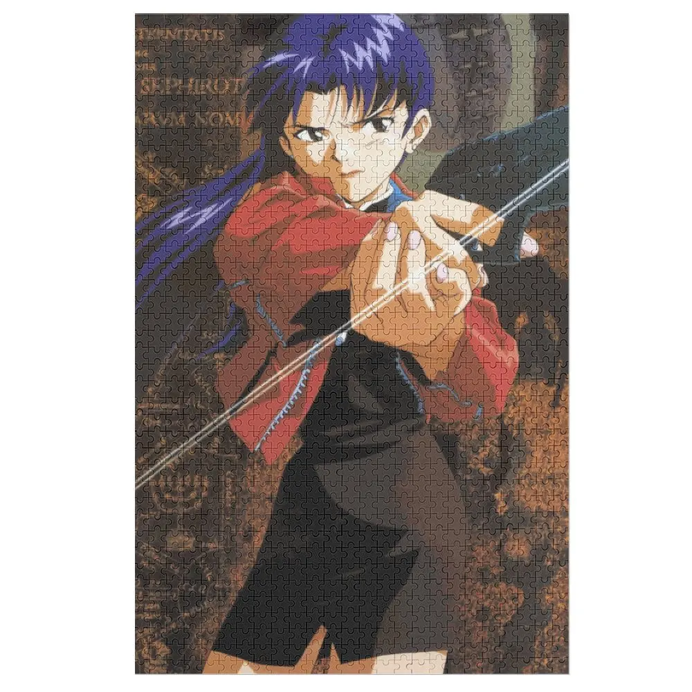 

Деревянный пазл Neon Genesis Evangelion, уникальный веселый сборный пазл, игрушки для детей, подарки на день рождения