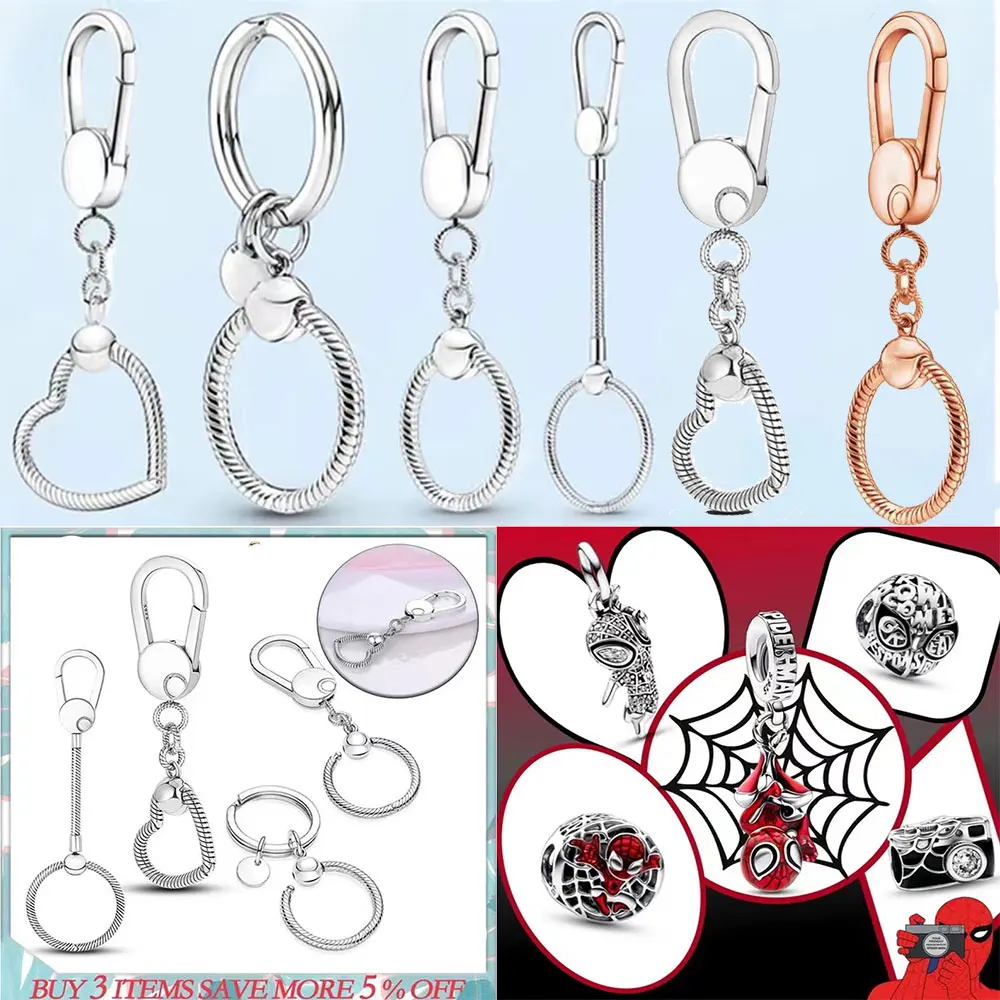 Очаровательное Стерлинговое Серебро 925 Брелок-капля Из Бисера Браслет-подвеска