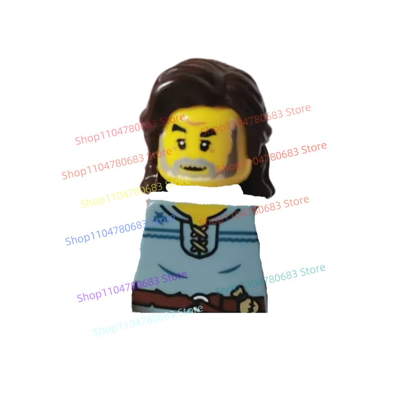 Фото Новые мини-фигурки MOC: Средневековые жители паба, художники. Сборные коллекционные игрушки, украшения, праздничные подарки. №5