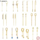 Женские серьги-подвески из серебра 100% пробы