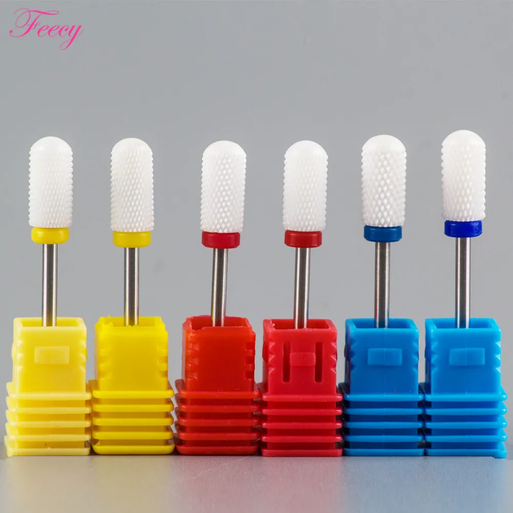 

Ceramic Milling Cutter for Manicure Machine Set Nail Drill Bits Corundum Mill Cutters Nails Pedicure Bit Nozzles Sanding Cap