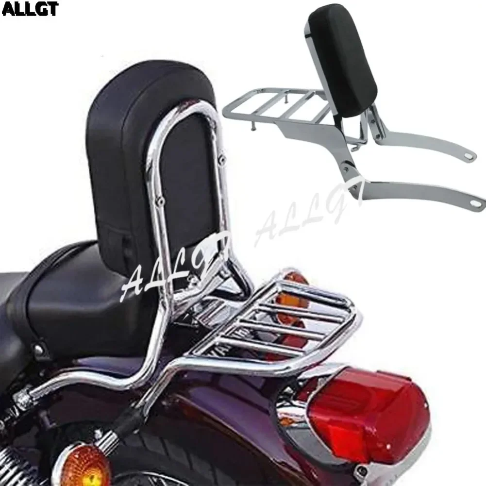 ALLGT 13-дюймовая спинка для Yamaha Virago XV 250 125 1989-2011 1999 2000 2001 2002 2003 2004 2005 2006 2007 2008