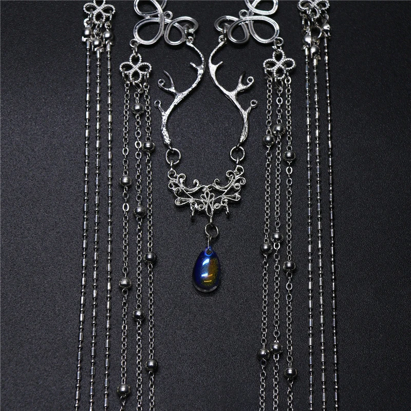 Украшения для волос блестящая цепочка головы искусственная повязка в китайском