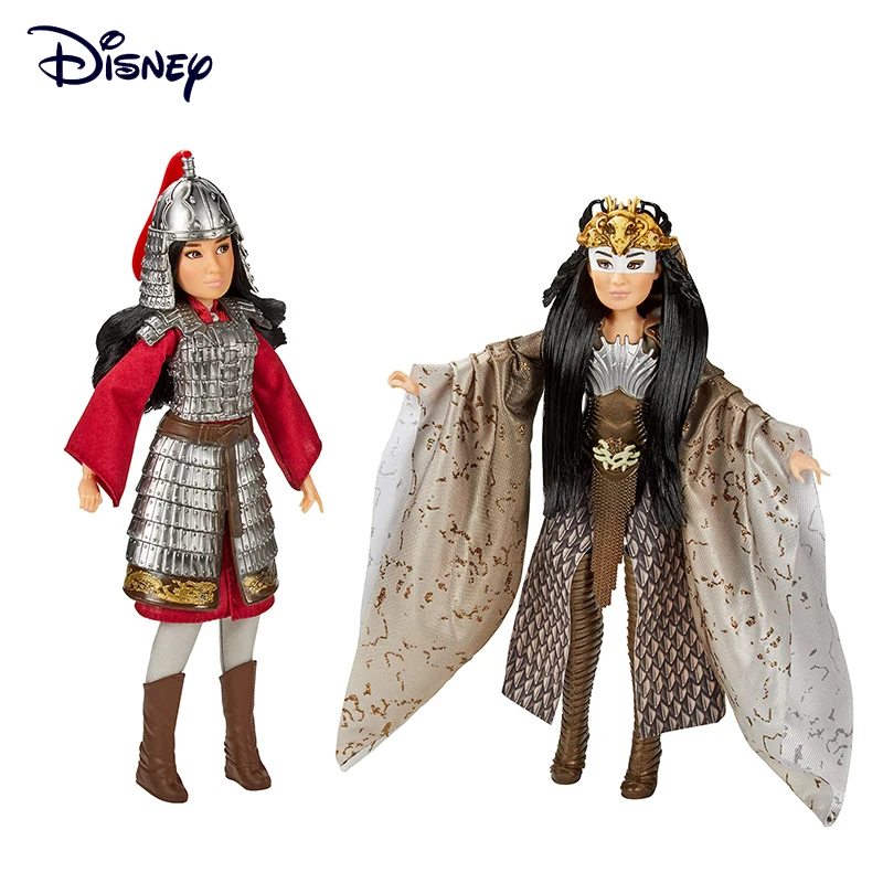 

Disney Mulan and Xianniang Dolls with Helmet Armor and Sword Inspired by Disney's Mulan Movie Toy for Kids and Collectors E8691