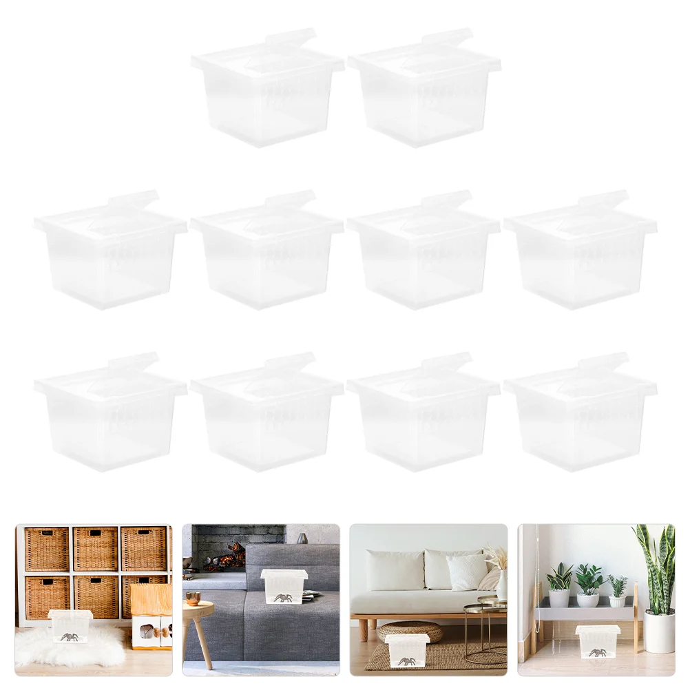 

12 Pcs Household Snake Cage Spider Terrarium Lizard Accessories Reptile Supply Cricket Cage Reptile Accessories