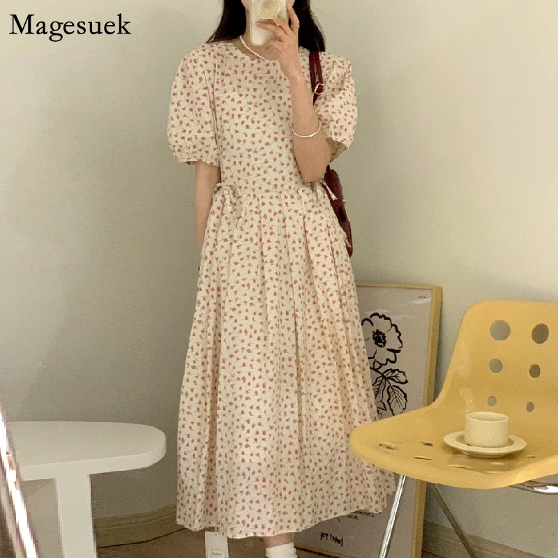 Женское винтажное плиссированное платье повседневное Элегантное Длинное