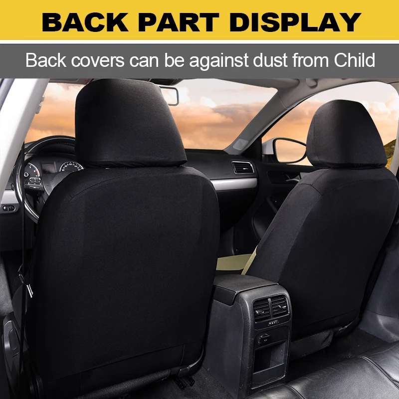 Полный комплект чехлов на автомобильные сиденья с подушкой безопасности и сплит