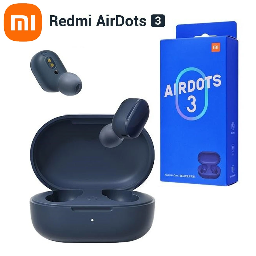 

Xiaomi Redmi AirDots 3 Earphones Hybrid Vocalism Wireless Bluetooth 5.2 Mi True Wireless Headset CD-level Sound Quality Earbuds