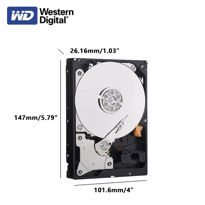 Внутренний жесткий диск Western Digital WD Blue 1 ТБ ранний 3 4 6 500 Гб 5 дюйма 5400 об/мин 256 Мб кэш