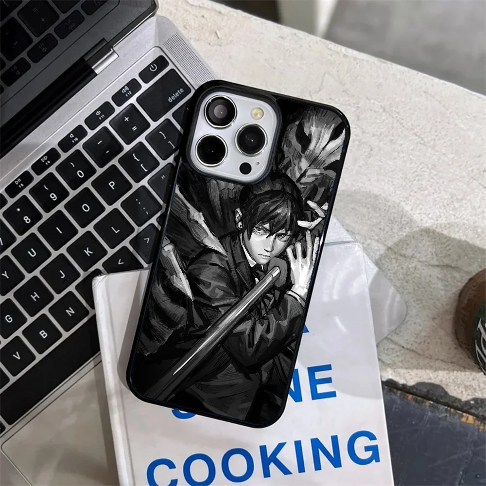 Чехол для телефона с изображением аниме бензопилы хаякава Аки Сильный магнитный