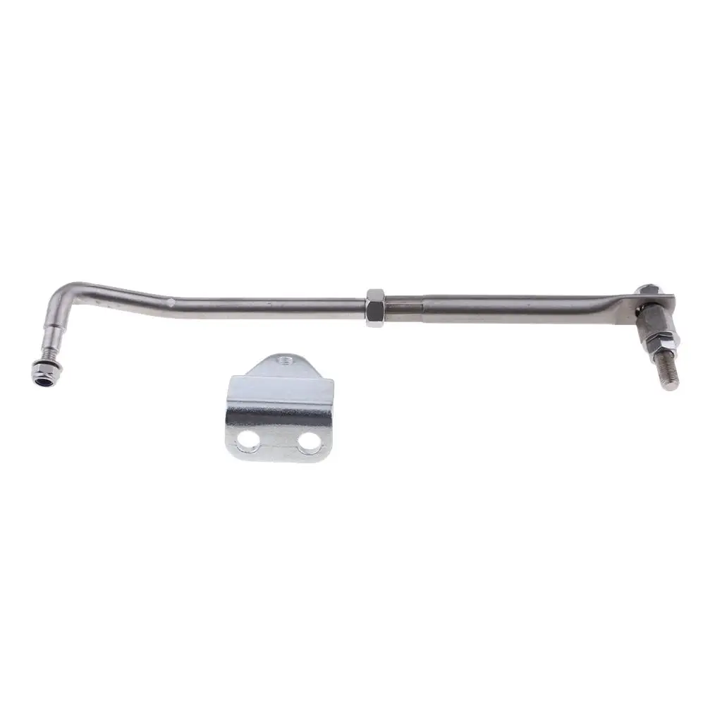 

Stainless Steel Outboard Steering Link Lever Tie Rod End Set for Canoe/Boat