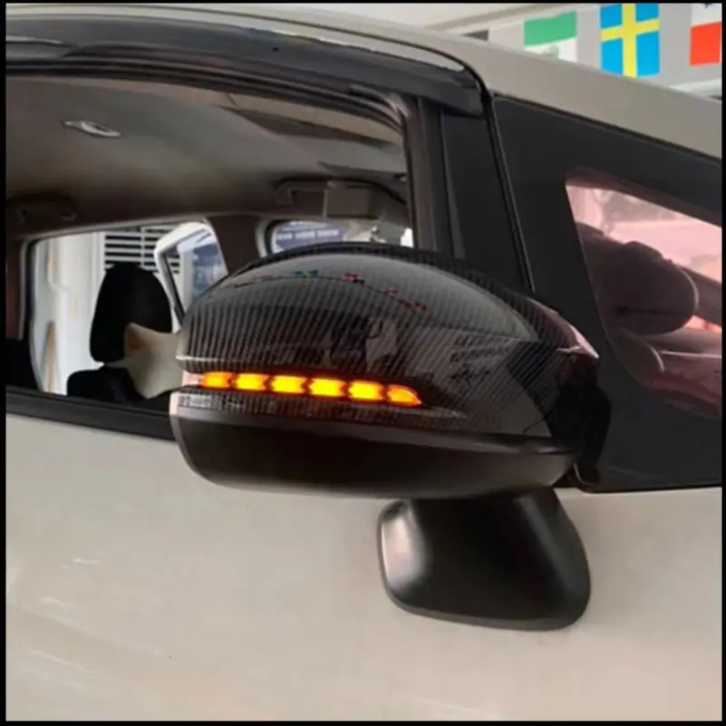 Фото Для Honda Fit Jazz 2014-2019 GK5: Накладка на корпус бокового зеркала заднего вида, замена, стайлинг автомобиля, автоаксессуары №1