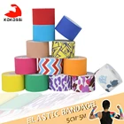 KoKossi 5M эластичная спортивная повязка лента коленей самоклеющиеся хлопок Elastoplast повязки Кинезиология мышечная лента для тренажерного зала