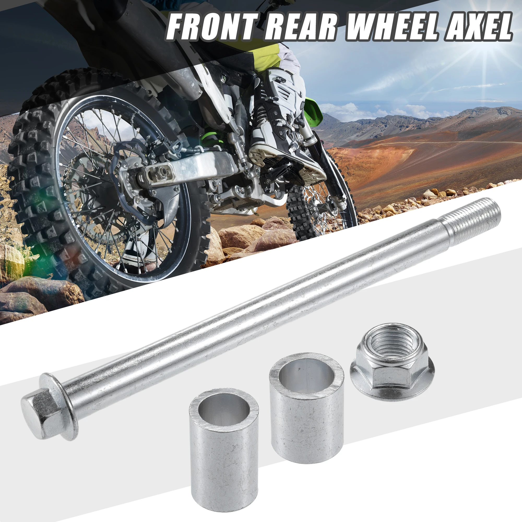 X Autohaux 1 комплект Передняя Задняя ось ATV с втулкой и винтовым болтом M14 205 мм 210 215 220