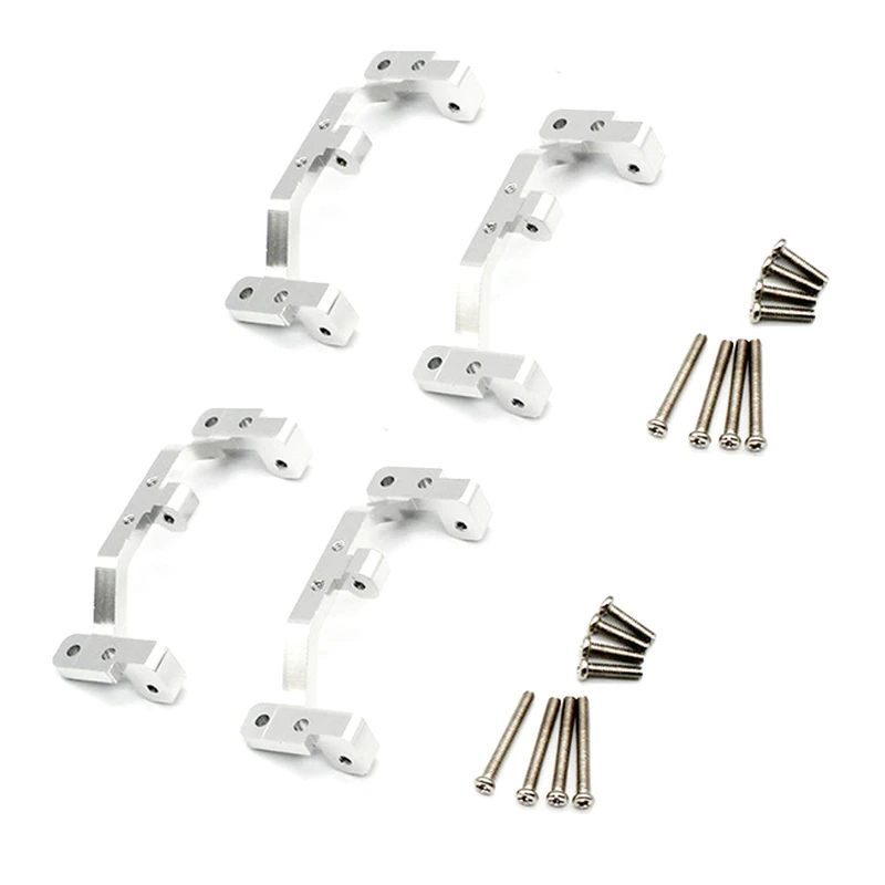 

2X Metal Pull Rod Base Seat Bracket for MN D90 D91 D99S MN90 MN99S 1/12 RC Car Upgrade Parts,Silver